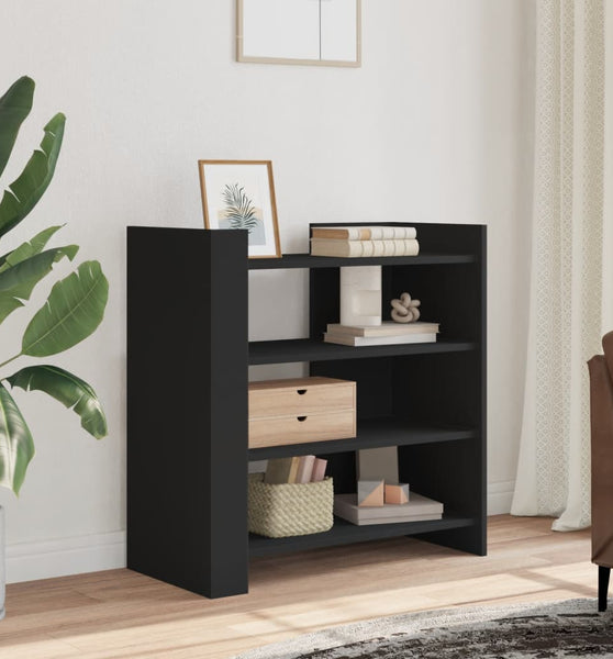 Sideboard Schwarz 73,5x35x75 cm Holzwerkstoff