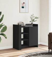 Sideboard Schwarz 73,5x35x75 cm Holzwerkstoff