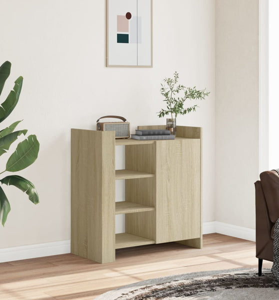 Sideboard Sonoma-Eiche 73,5x35x75 cm Holzwerkstoff