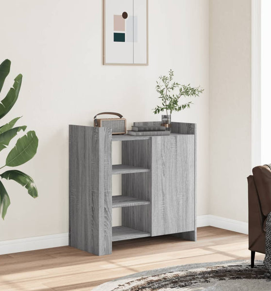 Sideboard Grau Sonoma 73,5x35x75 cm Holzwerkstoff