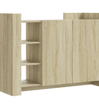 Sideboard Sonoma-Eiche 100x35x75 cm Holzwerkstoff