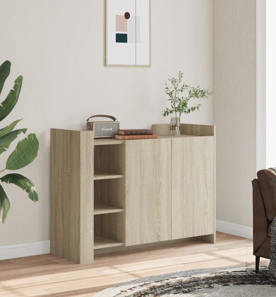 Sideboard Sonoma-Eiche 100x35x75 cm Holzwerkstoff