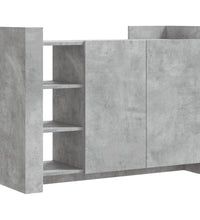 Sideboard Betongrau 100x35x75 cm Holzwerkstoff