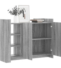 Sideboard Grau Sonoma 100x35x75 cm Holzwerkstoff