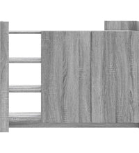 Sideboard Grau Sonoma 100x35x75 cm Holzwerkstoff