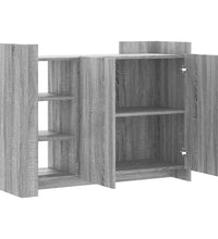 Sideboard Grau Sonoma 100x35x75 cm Holzwerkstoff