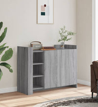 Sideboard Grau Sonoma 100x35x75 cm Holzwerkstoff