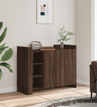 Sideboard Braun Eichen-Optik 100x35x75 cm Holzwerkstoff