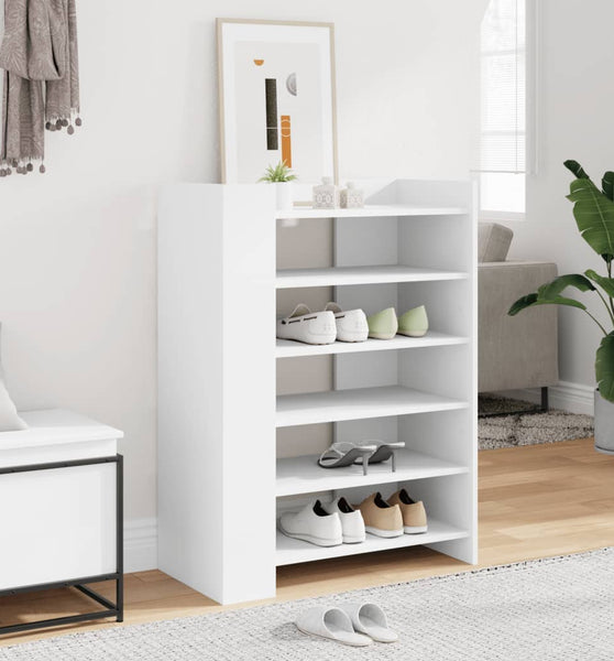 Schuhschrank Weiß 74,5x37,5x100 cm Holzwerkstoff