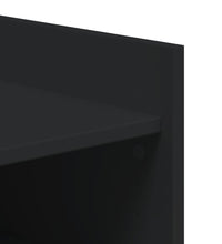 Schuhschrank Schwarz 74,5x37,5x100 cm Holzwerkstoff