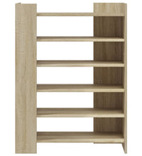 Schuhschrank Sonoma-Eiche 74,5x37,5x100 cm Holzwerkstoff