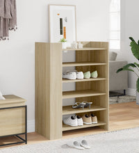 Schuhschrank Sonoma-Eiche 74,5x37,5x100 cm Holzwerkstoff