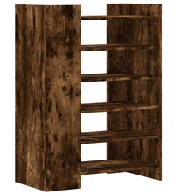 Schuhschrank Räuchereiche 74,5x37,5x100 cm Holzwerkstoff