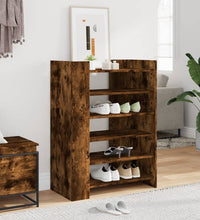 Schuhschrank Räuchereiche 74,5x37,5x100 cm Holzwerkstoff