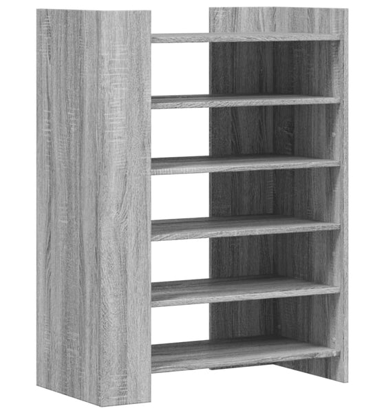 Schuhschrank Grau Sonoma 74,5x37,5x100 cm Holzwerkstoff