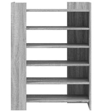 Schuhschrank Grau Sonoma 74,5x37,5x100 cm Holzwerkstoff