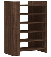 Schuhschrank Braun Eichen-Optik 74,5x37,5x100 cm Holzwerkstoff