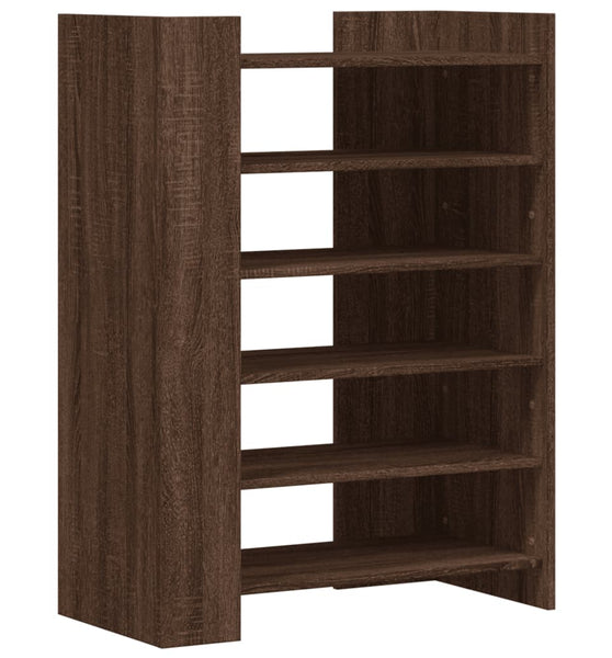 Schuhschrank Braun Eichen-Optik 74,5x37,5x100 cm Holzwerkstoff