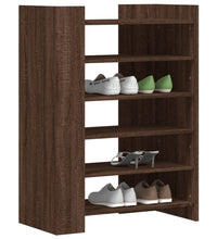 Schuhschrank Braun Eichen-Optik 74,5x37,5x100 cm Holzwerkstoff