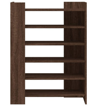 Schuhschrank Braun Eichen-Optik 74,5x37,5x100 cm Holzwerkstoff