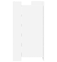 Schuhschrank Weiß 52x37,5x100 cm Holzwerkstoff