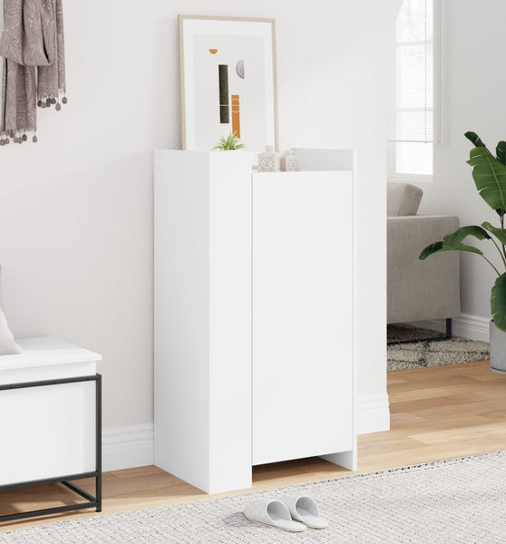 Schuhschrank Weiß 52x37,5x100 cm Holzwerkstoff