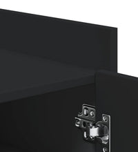 Schuhschrank Schwarz 52x37,5x100 cm Holzwerkstoff