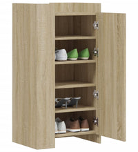 Schuhschrank Sonoma-Eiche 52x37,5x100 cm Holzwerkstoff