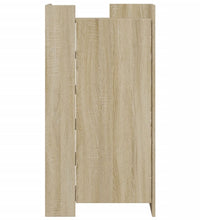 Schuhschrank Sonoma-Eiche 52x37,5x100 cm Holzwerkstoff