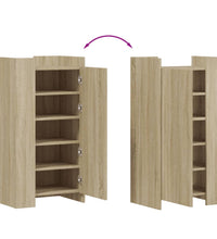 Schuhschrank Sonoma-Eiche 52x37,5x100 cm Holzwerkstoff