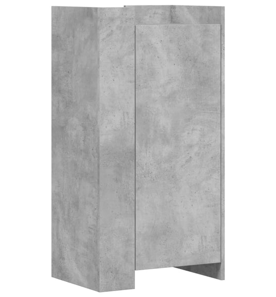 Schuhschrank Betongrau 52x37,5x100 cm Holzwerkstoff