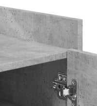 Schuhschrank Betongrau 52x37,5x100 cm Holzwerkstoff