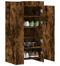 Schuhschrank Räuchereiche 52x37,5x100 cm Holzwerkstoff