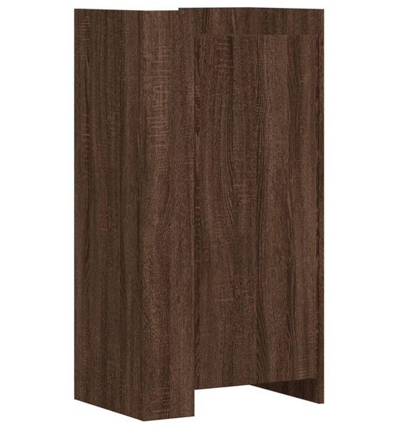 Schuhschrank Braun Eichen-Optik 52x37,5x100 cm Holzwerkstoff