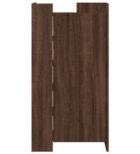 Schuhschrank Braun Eichen-Optik 52x37,5x100 cm Holzwerkstoff