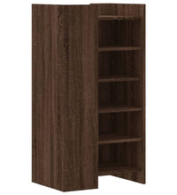 Schuhschrank Braun Eichen-Optik 52x37,5x100 cm Holzwerkstoff