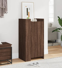 Schuhschrank Braun Eichen-Optik 52x37,5x100 cm Holzwerkstoff