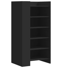 Schuhschrank Schwarz 52x37,5x100 cm Holzwerkstoff