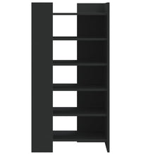 Schuhschrank Schwarz 52x37,5x100 cm Holzwerkstoff