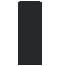 Schuhschrank Schwarz 52x37,5x100 cm Holzwerkstoff