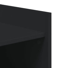 Schuhschrank Schwarz 52x37,5x100 cm Holzwerkstoff