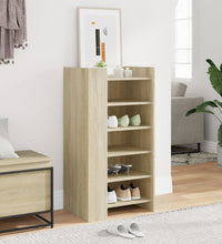 Schuhschrank Sonoma-Eiche 52x37,5x100 cm Holzwerkstoff