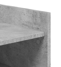 Schuhschrank Betongrau 52x37,5x100 cm Holzwerkstoff