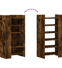Schuhschrank Räuchereiche 52x37,5x100 cm Holzwerkstoff