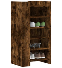 Schuhschrank Räuchereiche 52x37,5x100 cm Holzwerkstoff