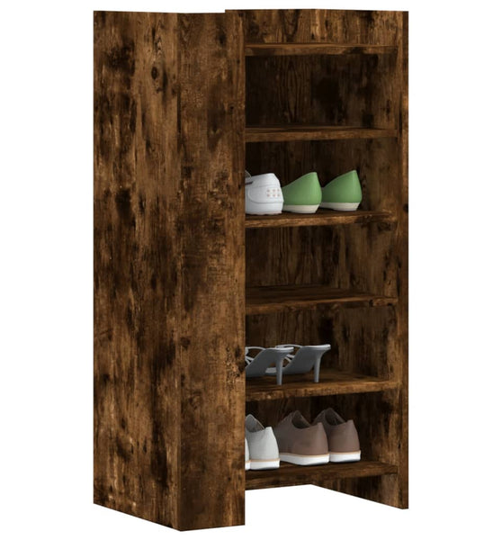 Schuhschrank Räuchereiche 52x37,5x100 cm Holzwerkstoff