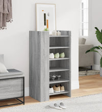 Schuhschrank Grau Sonoma 52x37,5x100 cm Holzwerkstoff