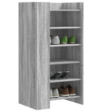 Schuhschrank Grau Sonoma 52x37,5x100 cm Holzwerkstoff