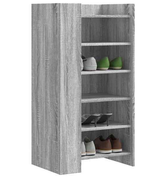 Schuhschrank Grau Sonoma 52x37,5x100 cm Holzwerkstoff