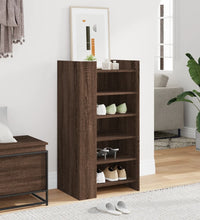 Schuhschrank Braun Eichen-Optik 52x37,5x100 cm Holzwerkstoff